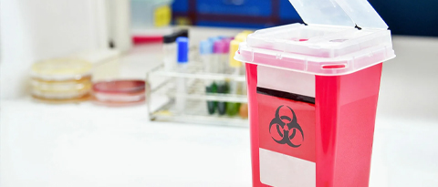 Directrices para la eliminación de productos médicos desechables usados